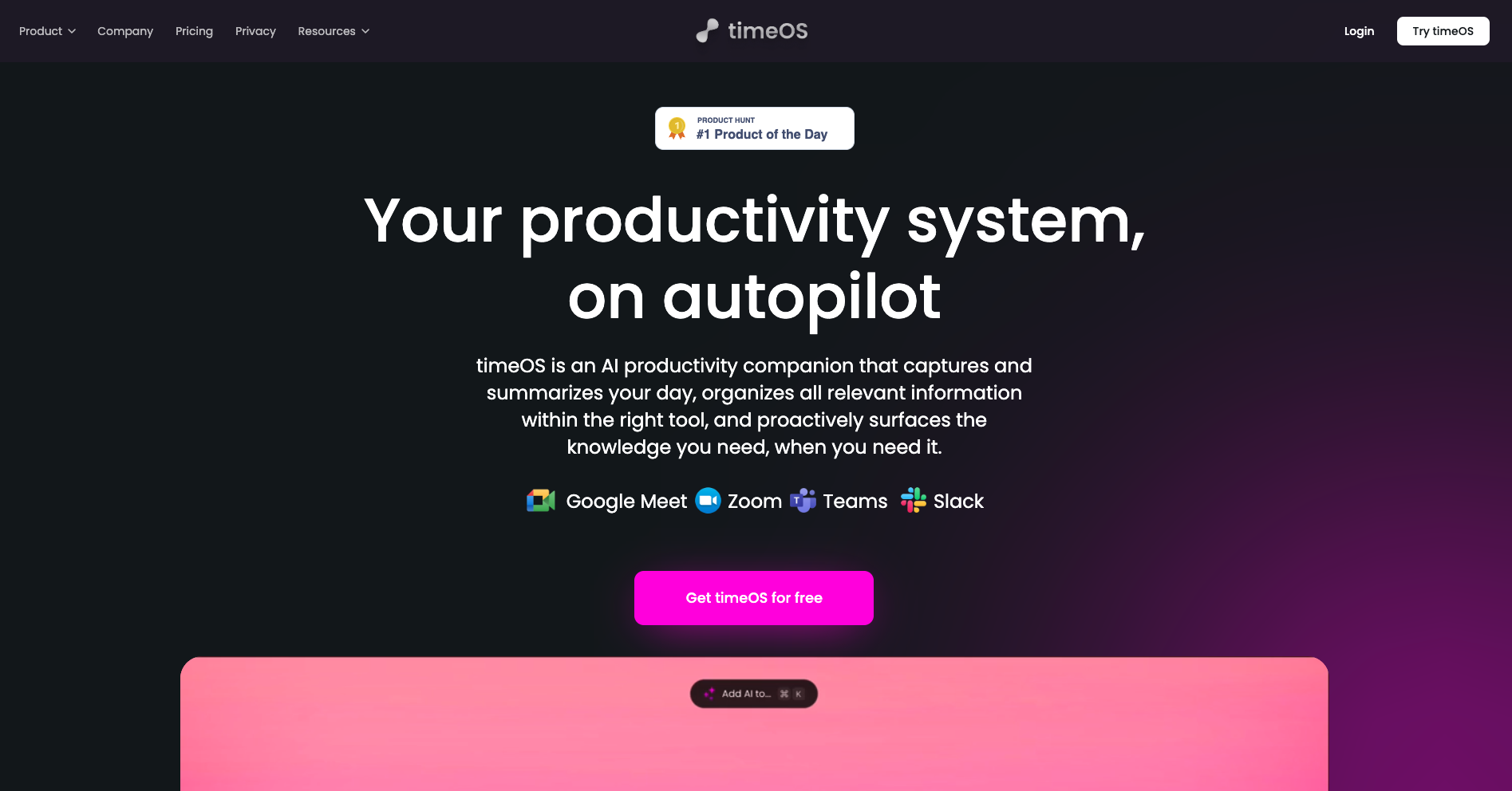 TimeOS: Il Tuo Maestro nella Gestione delle Riunioni